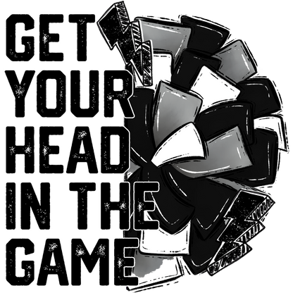 Get Your Head in the Game Sports Motivation Poster