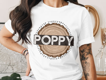 Poppy Strength Legacy Protecting Graphic Tee