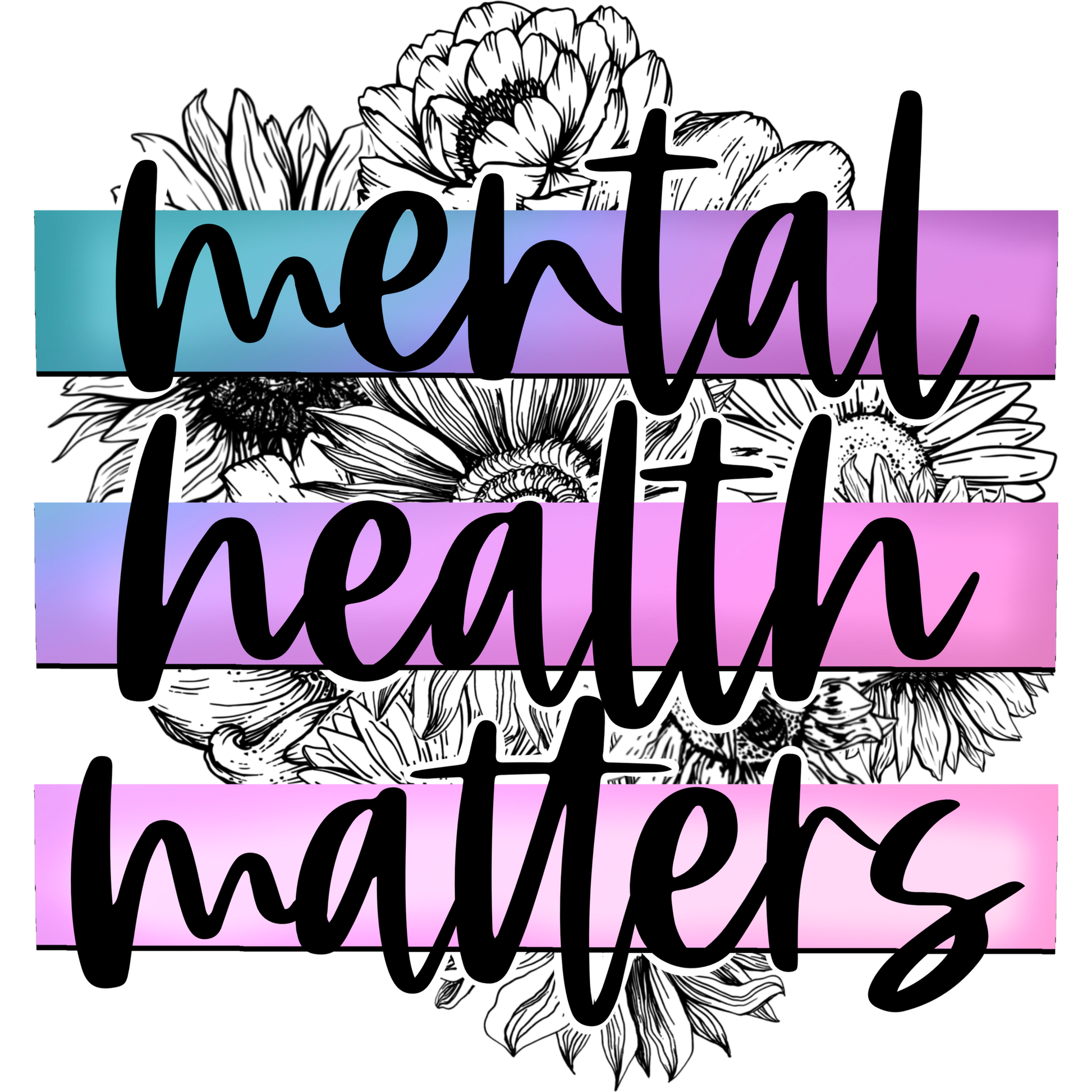 Mental Health Matters Inspirational Poster