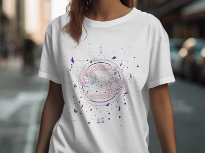 Intricate Artistic Abstract Design Printed T-shirt