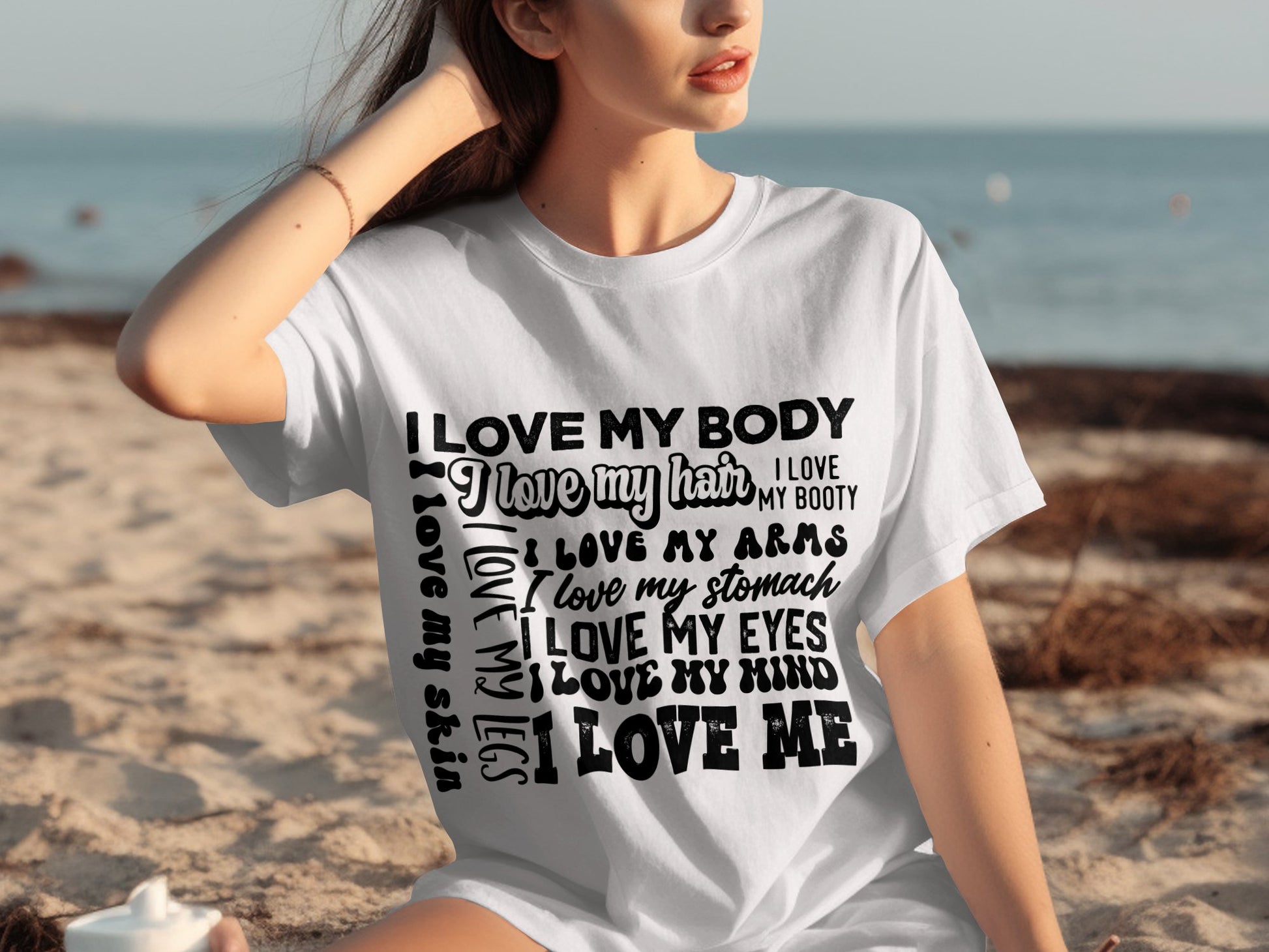 I Love My Body Inspirational Message T-Shirt