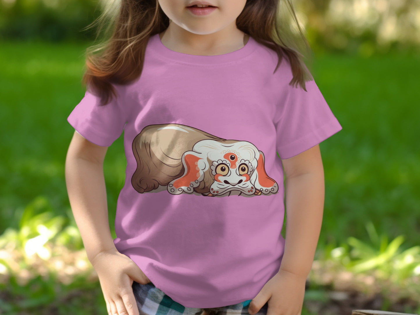 Adorable Sleeping Dog Graphic Kids T-Shirt