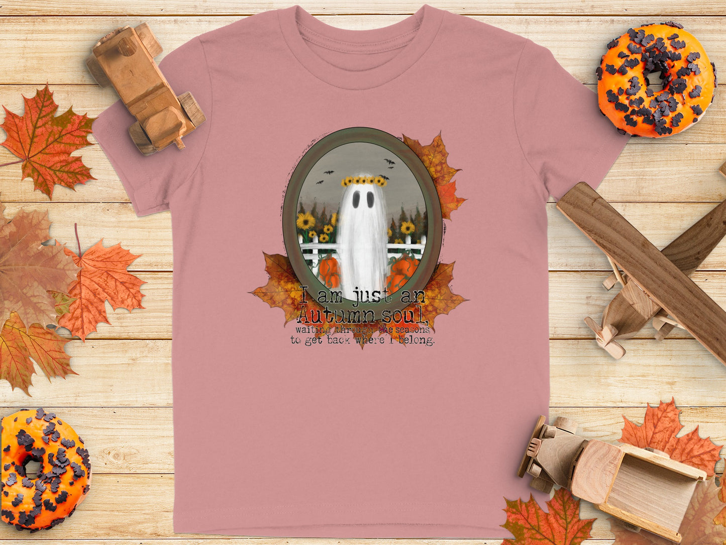 Am Just an Autumn Soul Waiting Ghost T-shirt