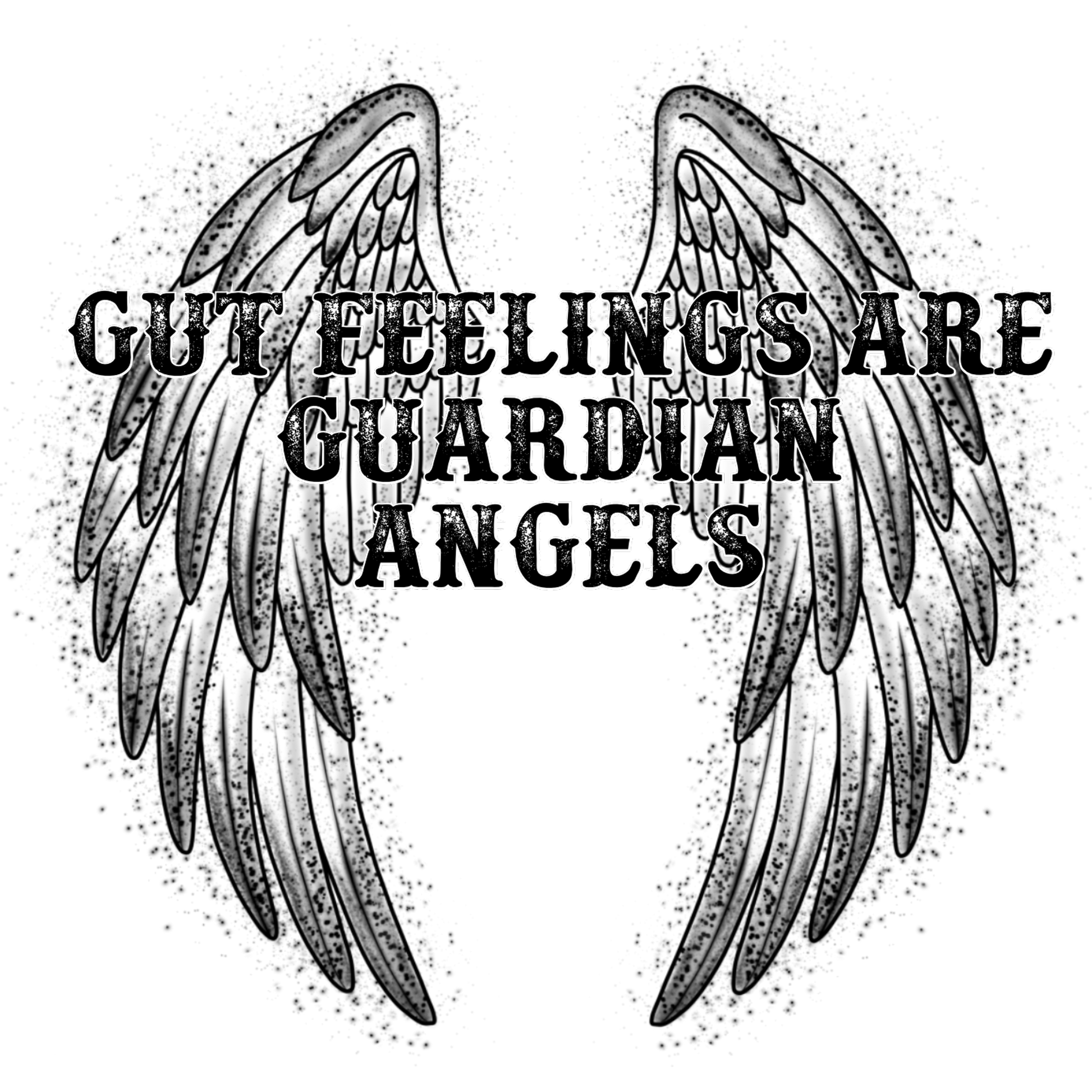 Inspirational Gut Feelings Are Guardian Angels Design