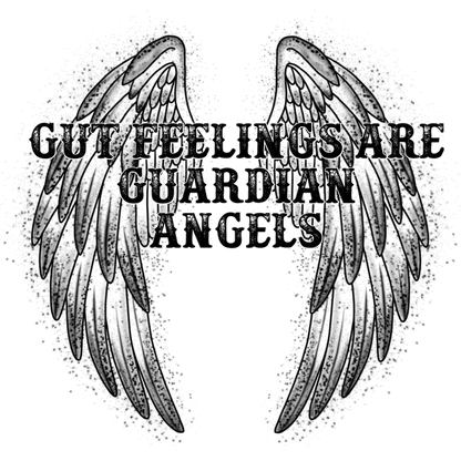 Inspirational Gut Feelings Are Guardian Angels Design