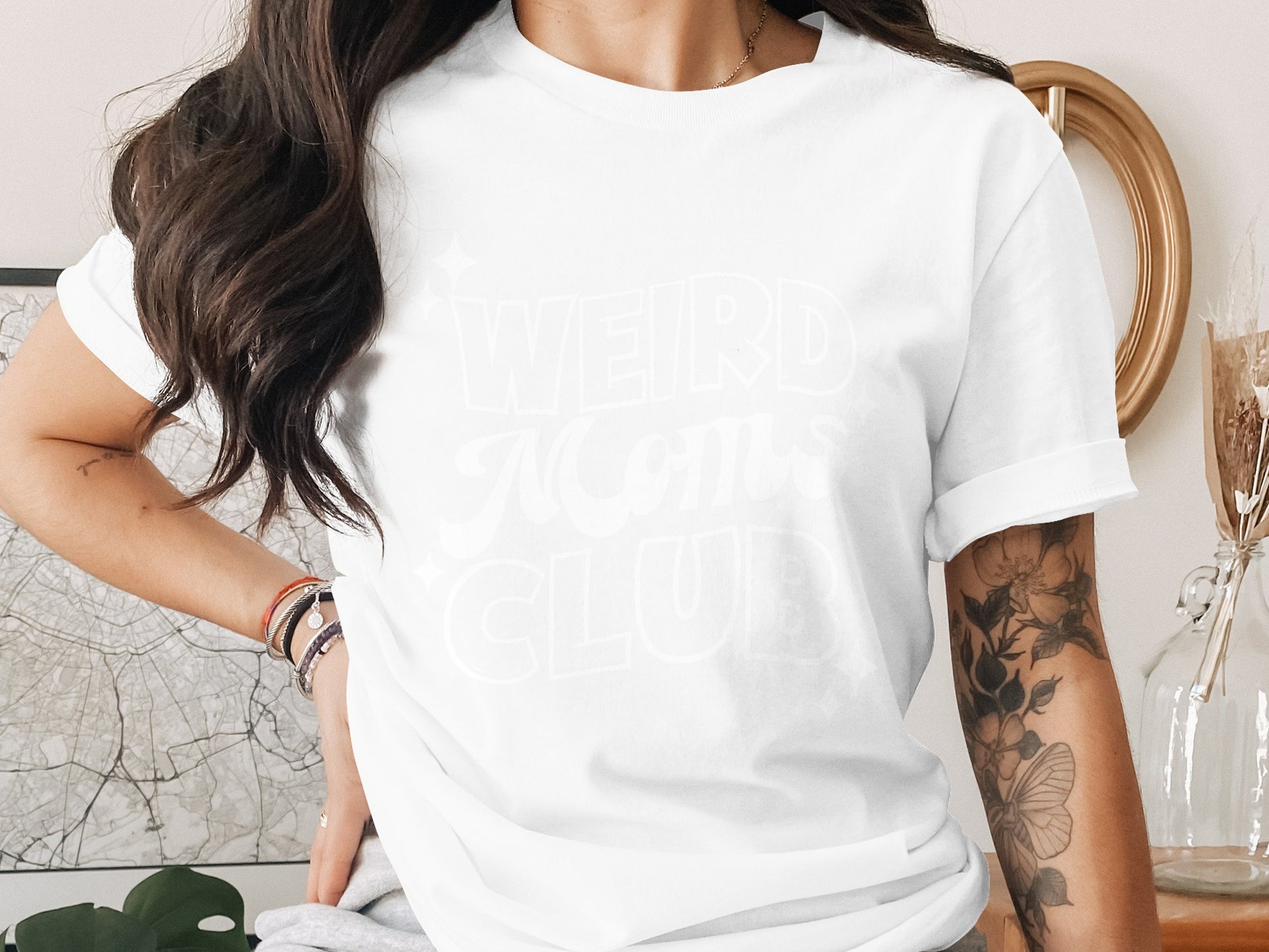 Weird Moms Club Graphic Tee Shirt Fashion Apparel