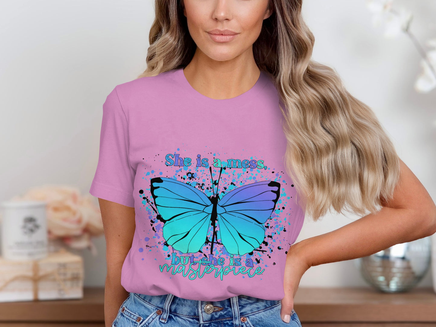 She is a mess but she is a masterpiece shirt