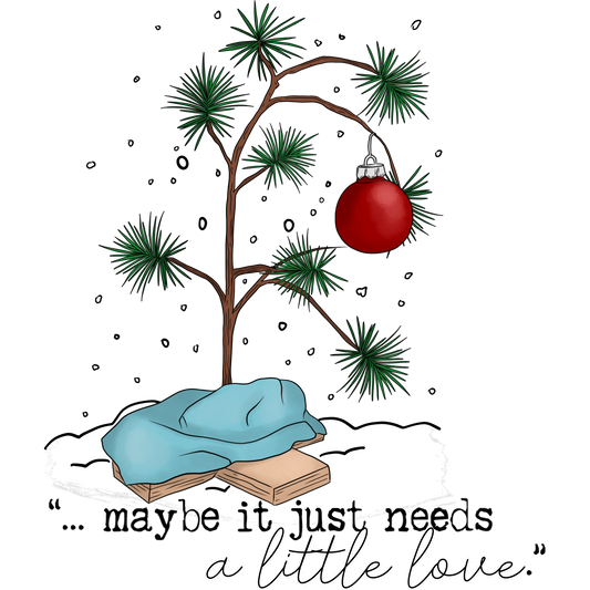 Maybe It Just Needs A Little Love Tree Art Print