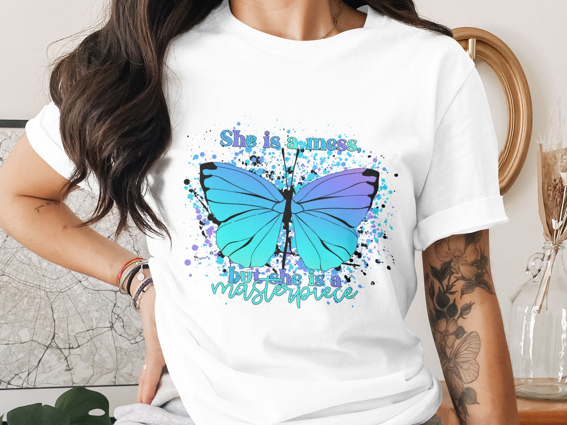 She is a Mess But She is a Masterpiece T-Shirt