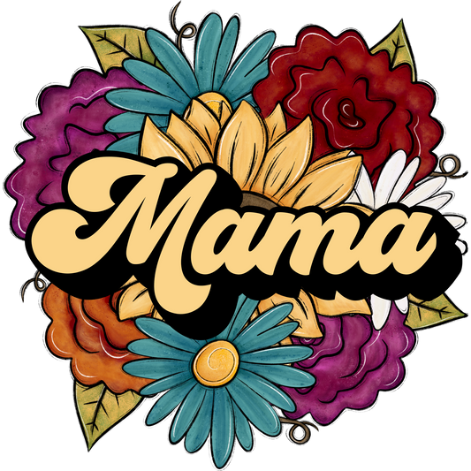 Vibrant Mama Floral Bouquet Design Sticker Product
