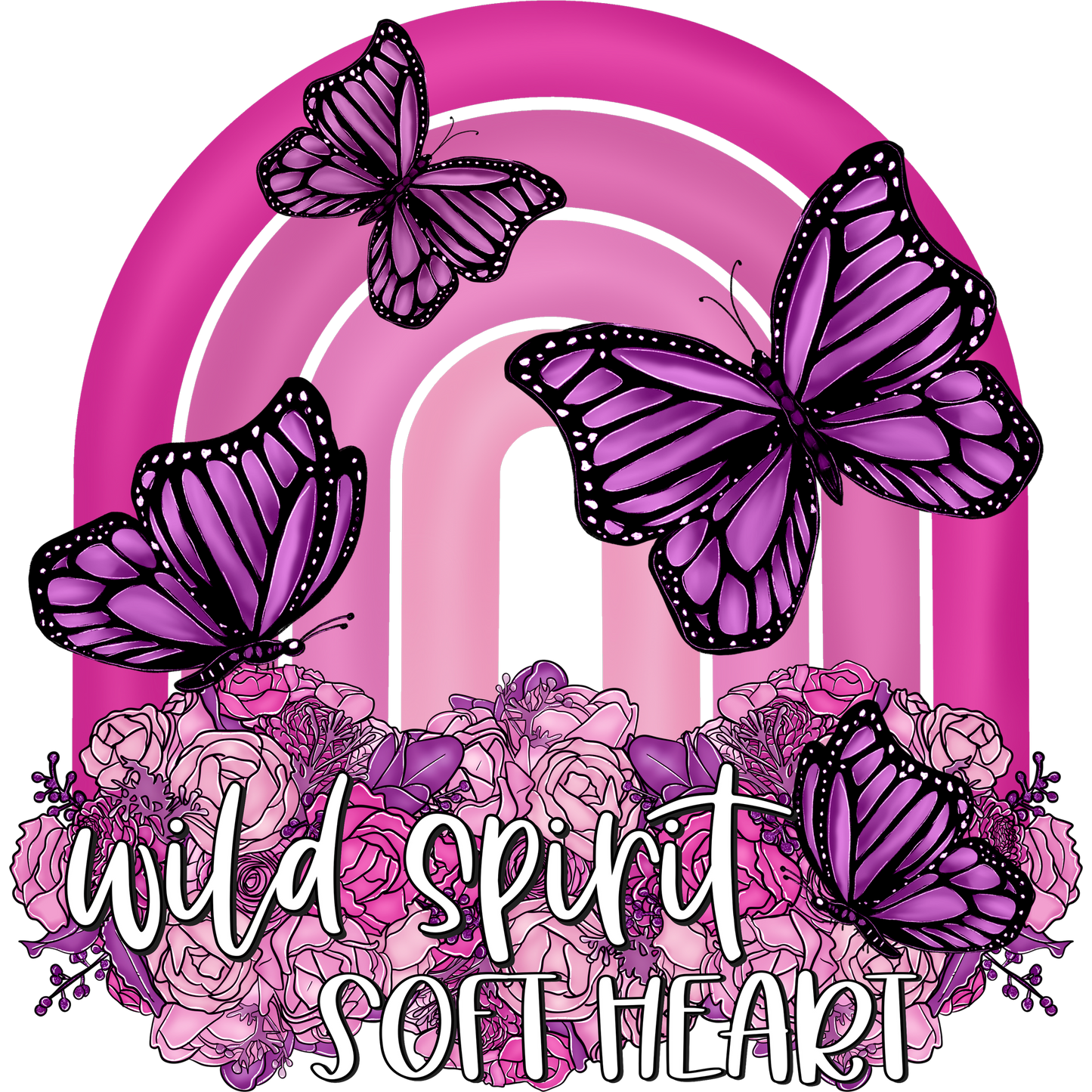 Wild Spirit Soft Heart Floral Decor Product