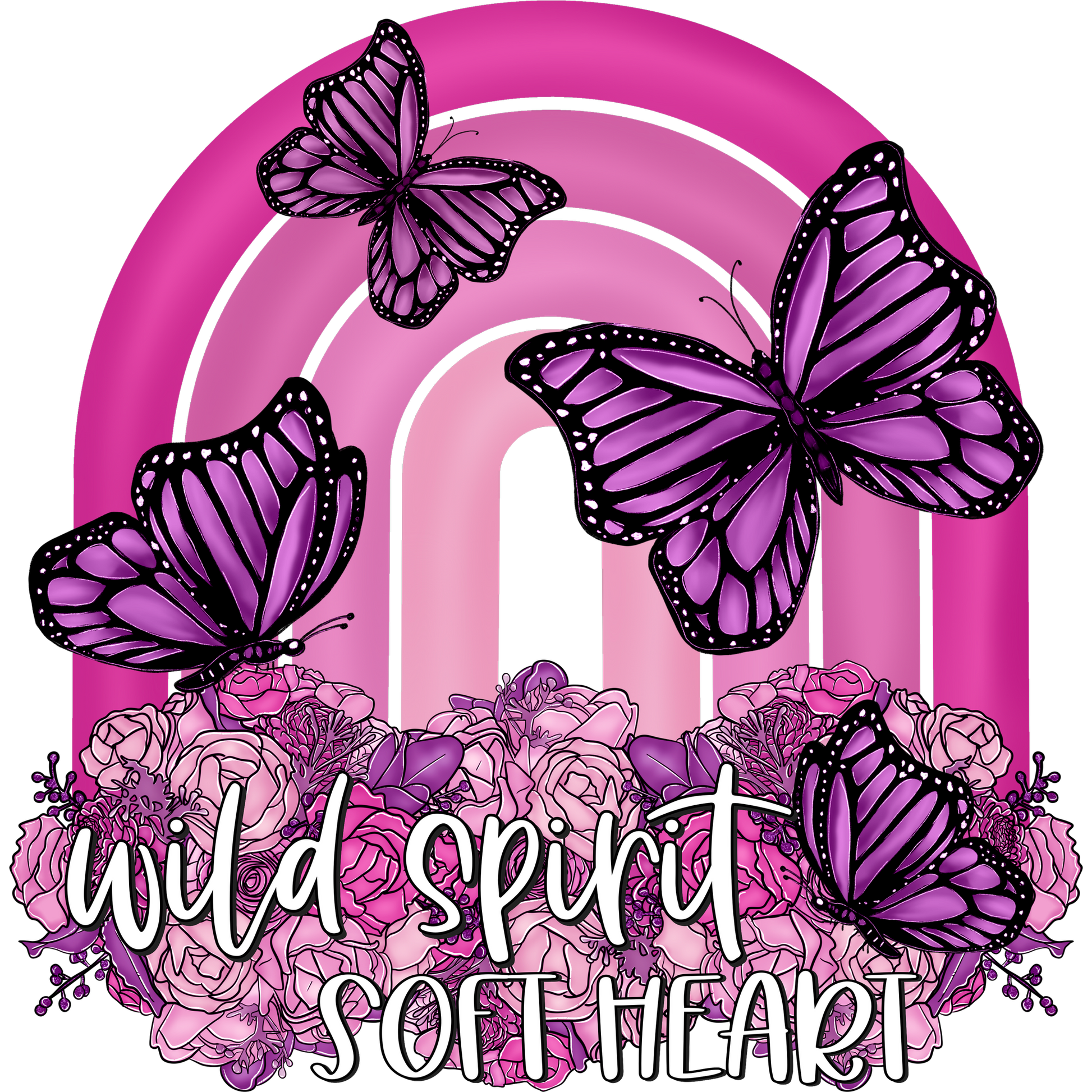 Wild Spirit Soft Heart Floral Decor Product