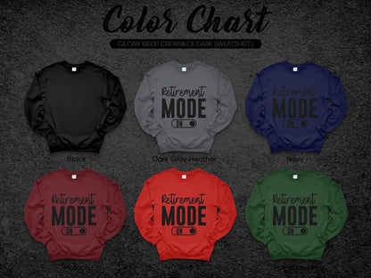 Retirement Mode On Crewneck Sweatshirts for Casual Wear