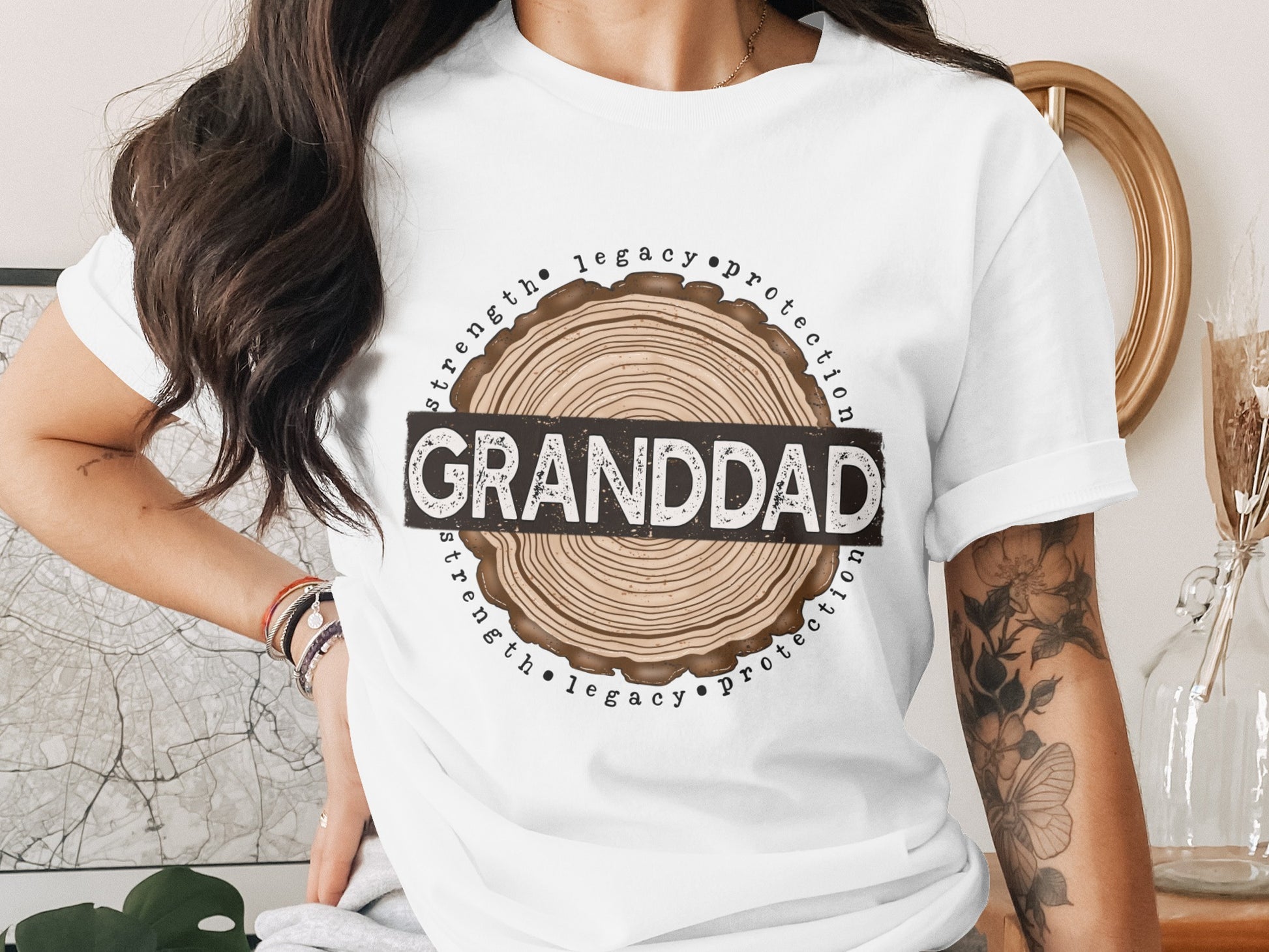 Granddad Strength Legacy Protection T-Shirt