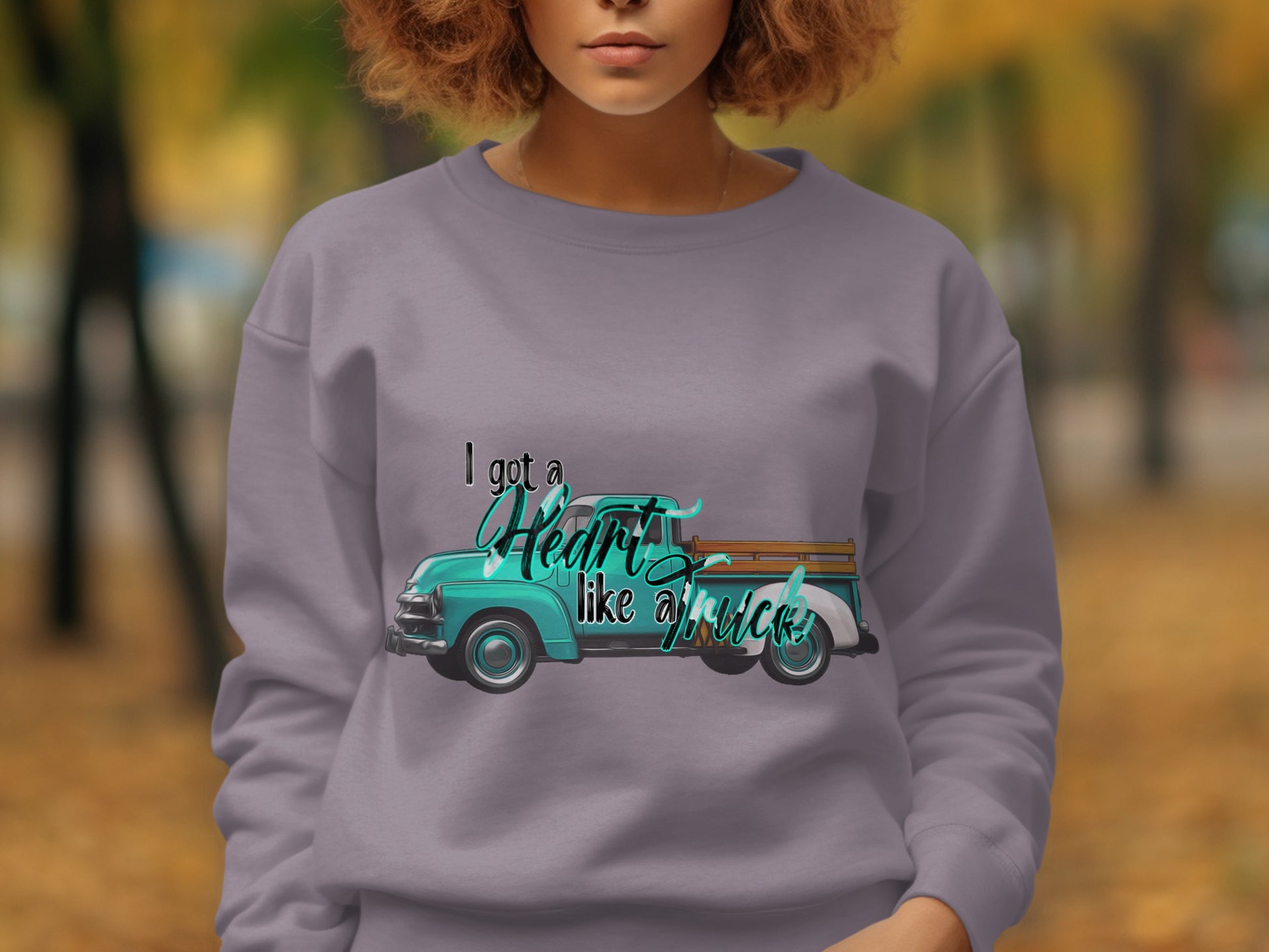 I Got a Heart Like a Truck Graphic Sweatshirt