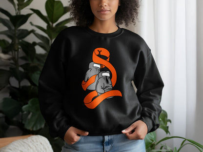 Unique Graphic Sweatshirt with Stylish Sneaker Design