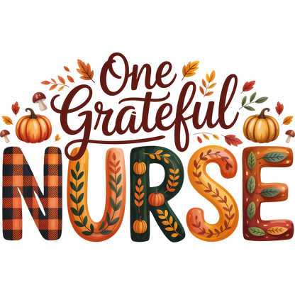 One Grateful Nurse Thanksgiving Decor product