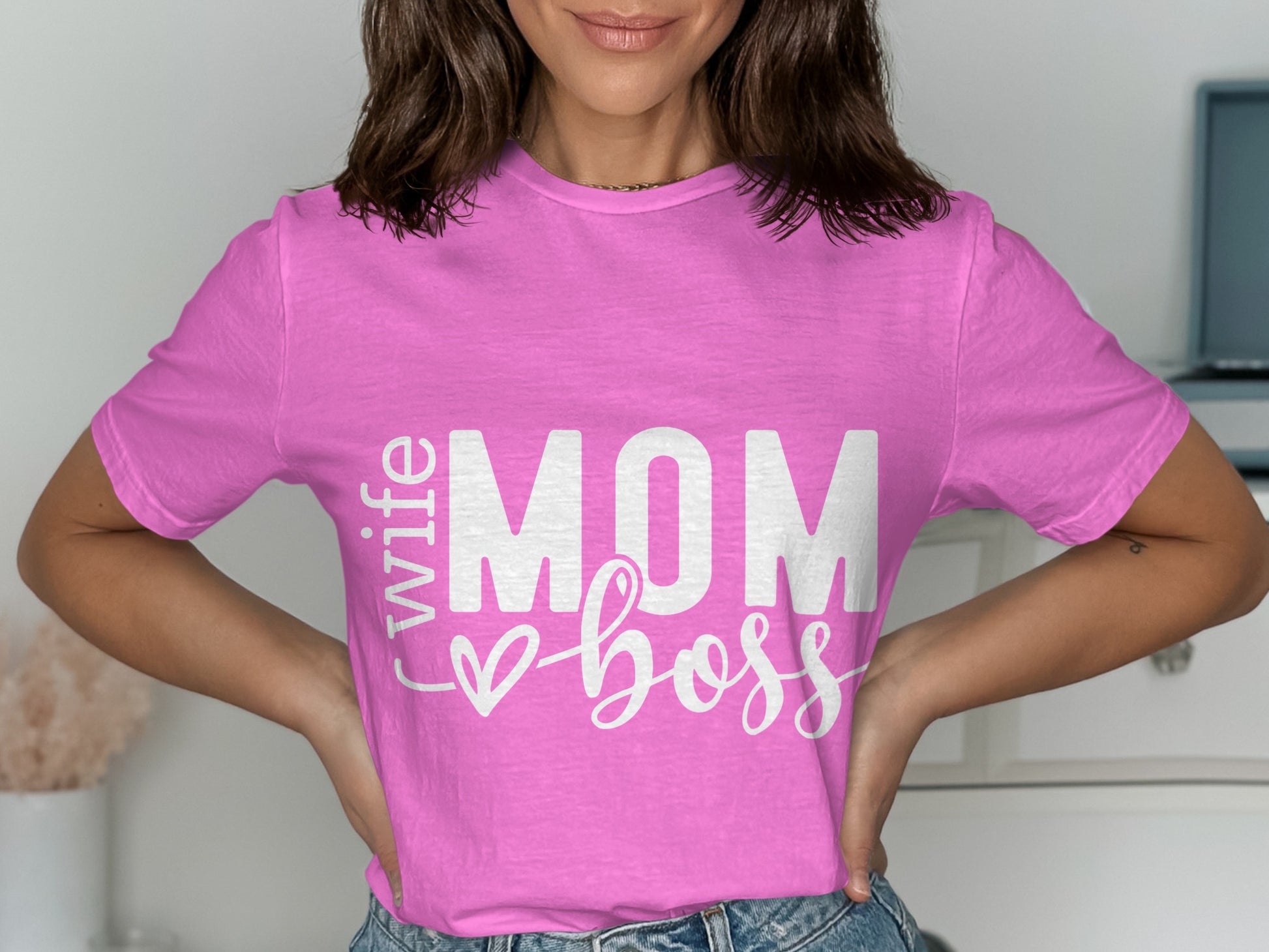 Wife Mom Boss Women's Fashion Top