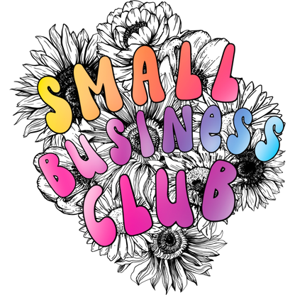 Colorful Small Business Club Graphic Product