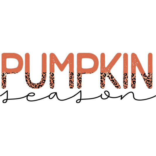 Pumpkin Season Leopard Print Design Product
