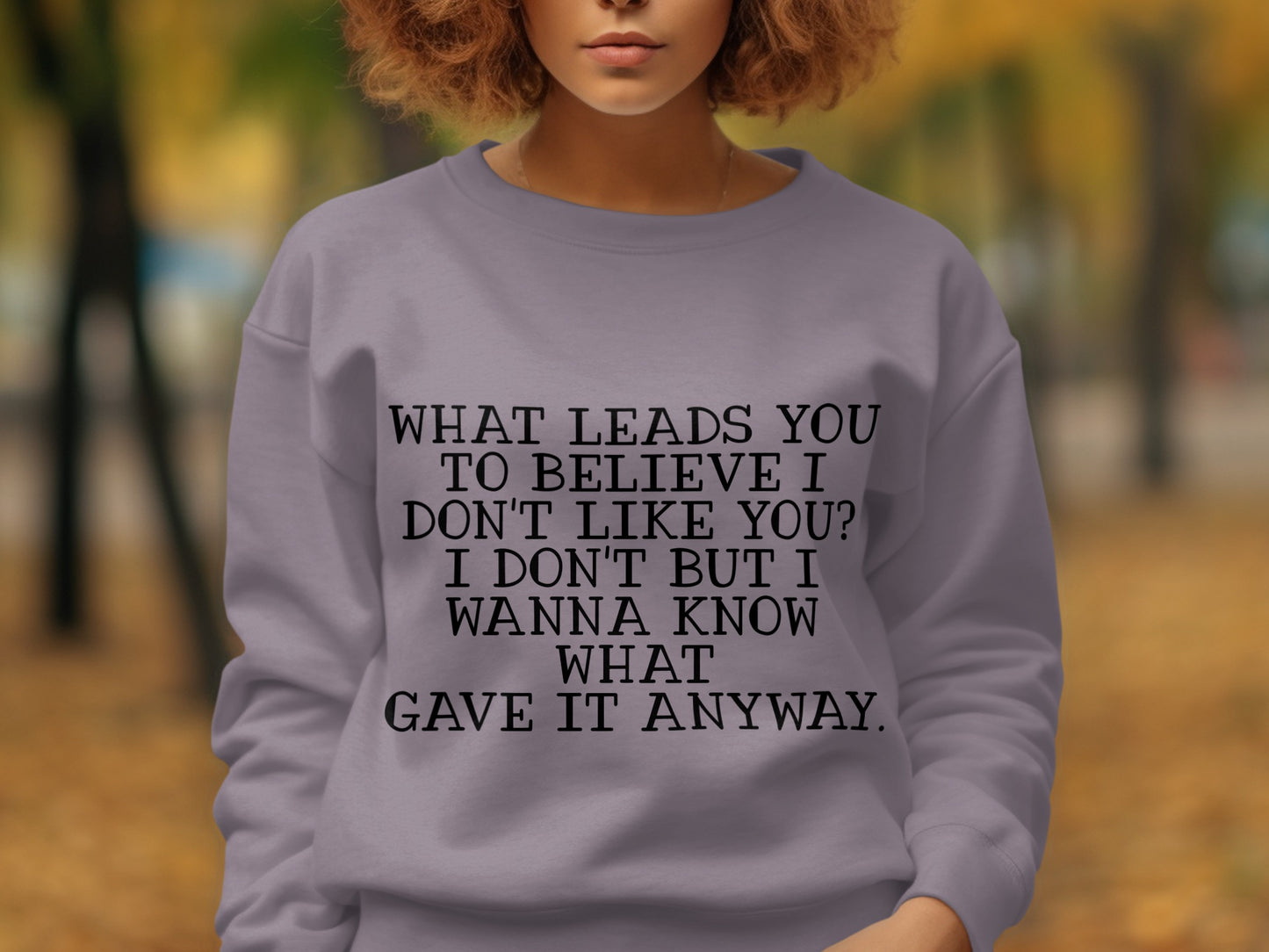 What Leads You To Believe I Don't Like You Sweatshirt