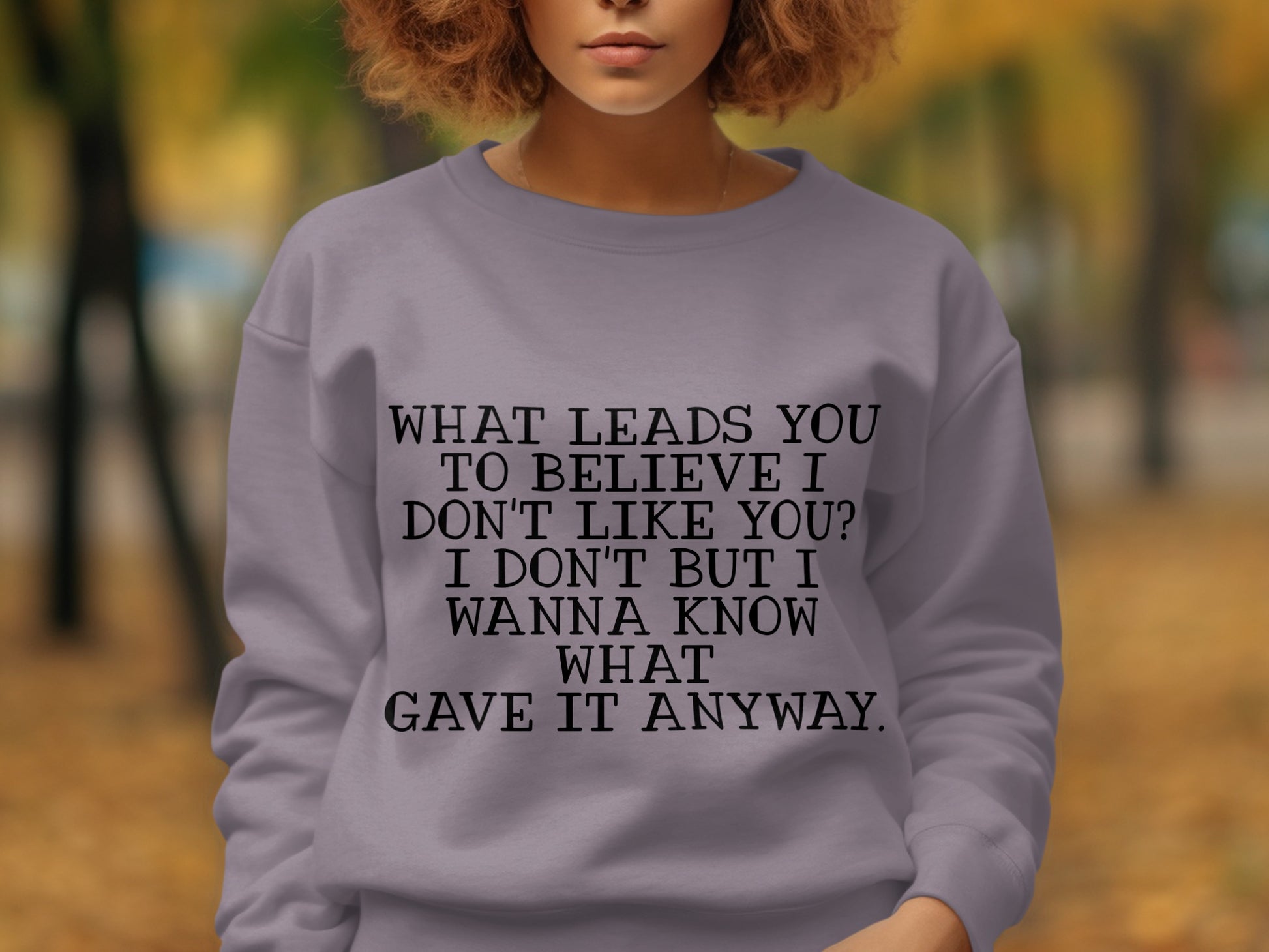 What Leads You To Believe I Don't Like You Sweatshirt