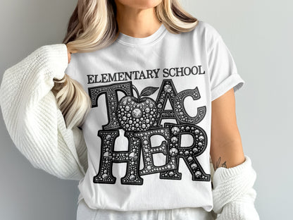 Elementary School Teacher Graphic T-Shirt