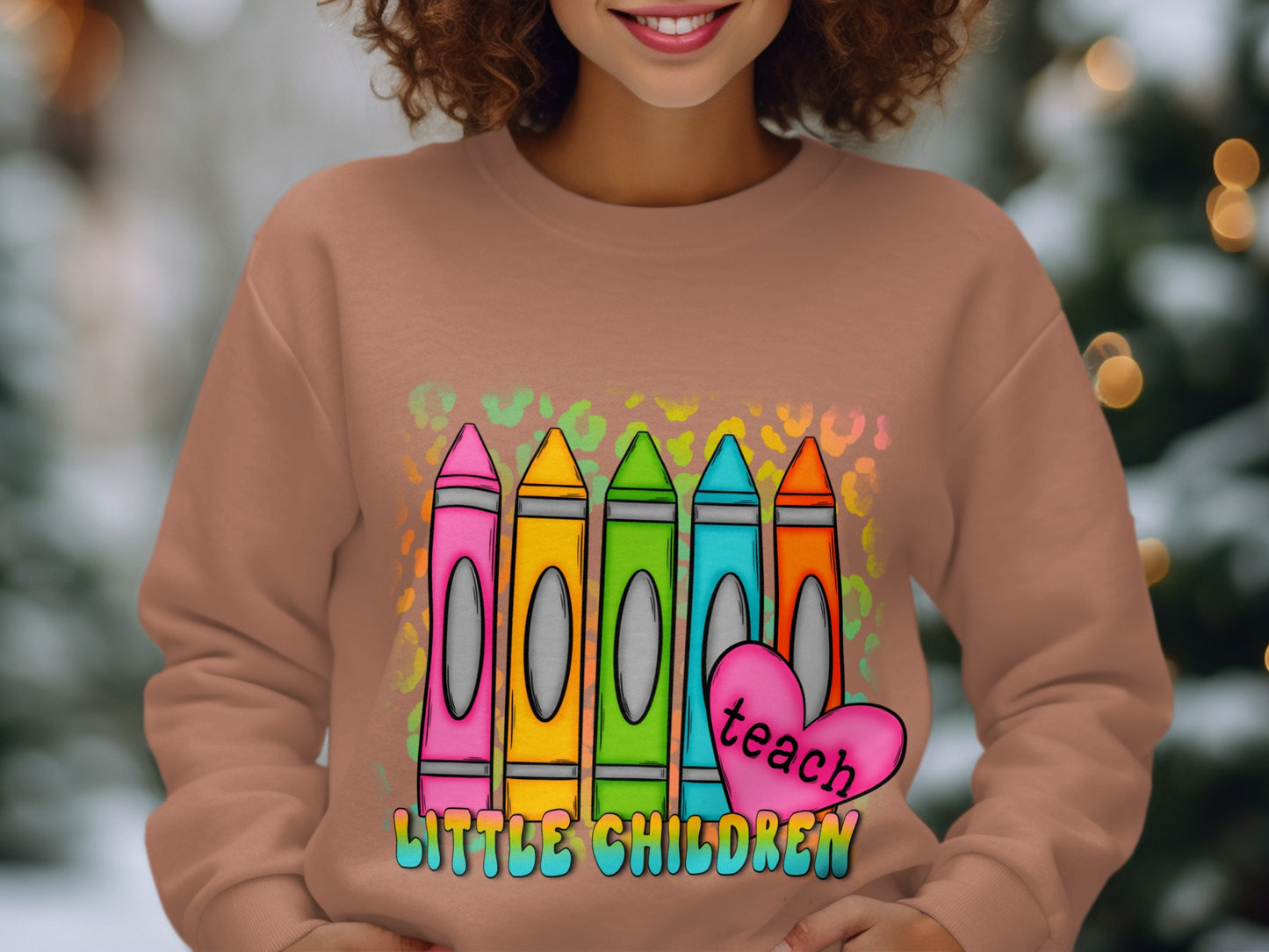 Cute Colorful Teach Little Children Sweatshirt