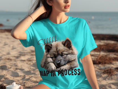 Shhhhhh Nap In Process Cute Sleeping Dog T-Shirt