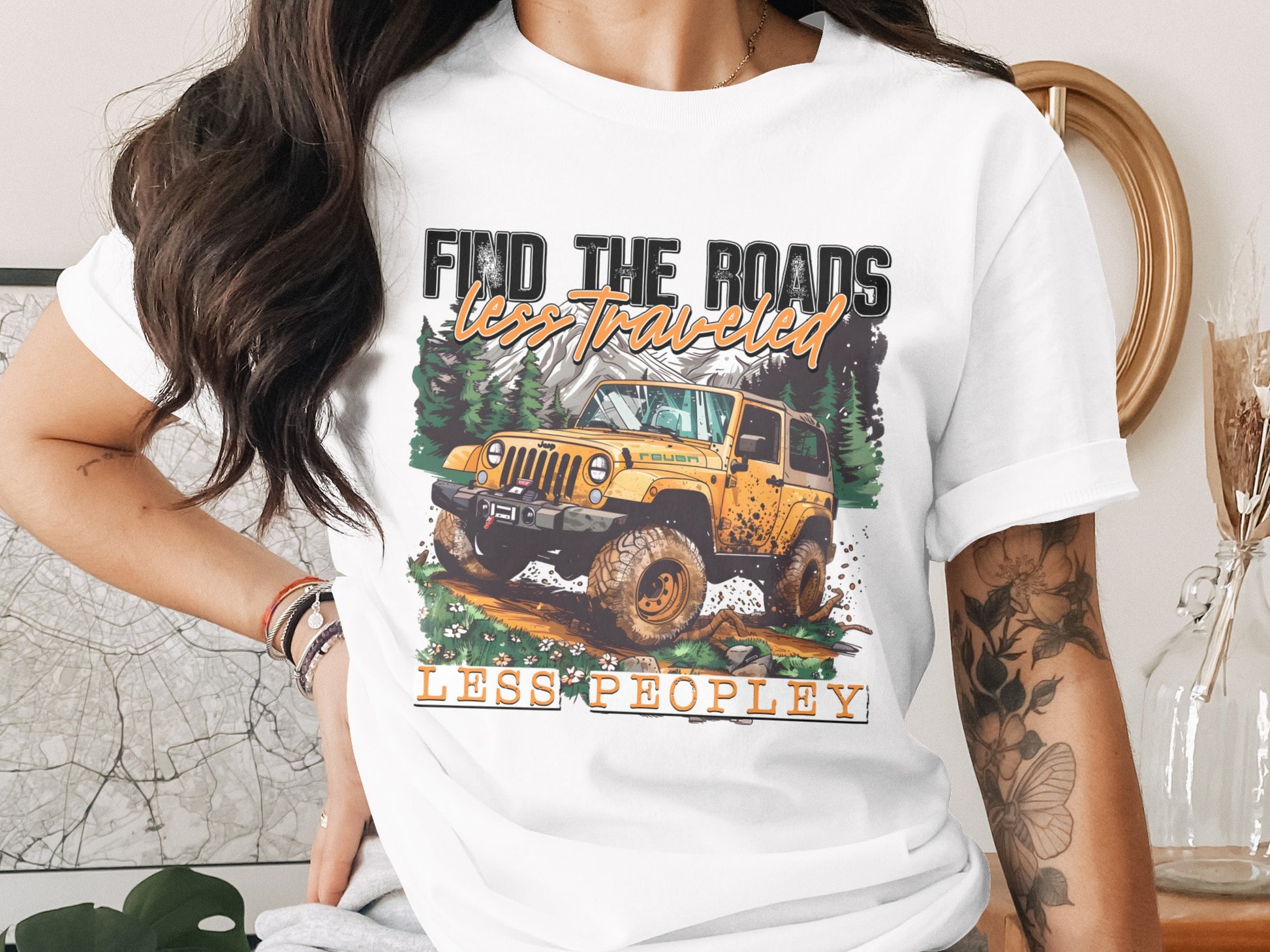 Find the Roads Less Traveled Less Peopley Shirt