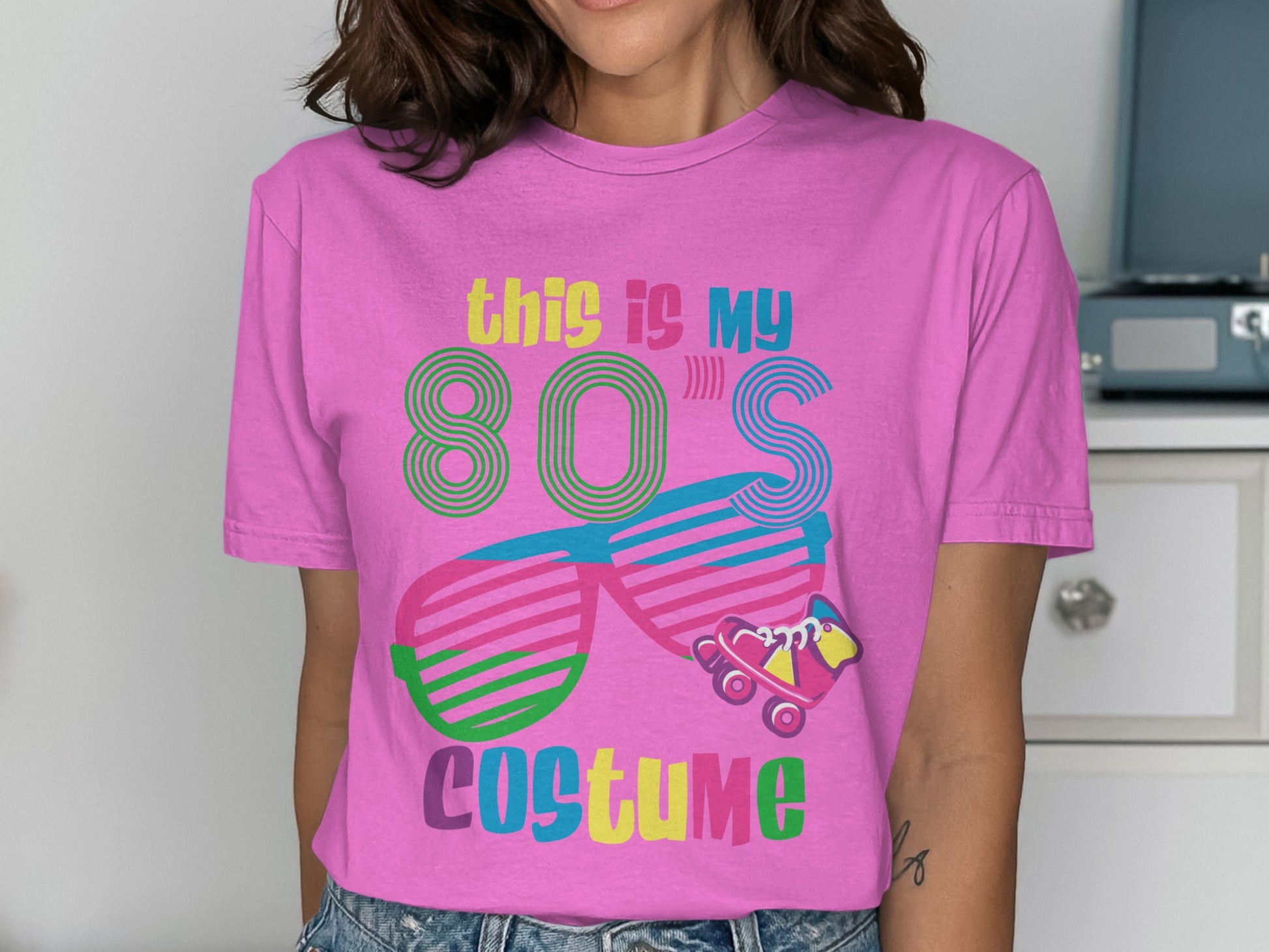 This is My 80's Costume T-Shirt Retro Style Fun