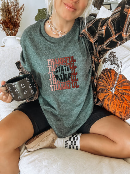 Thankful Thankful Thankful Thankful State shirt