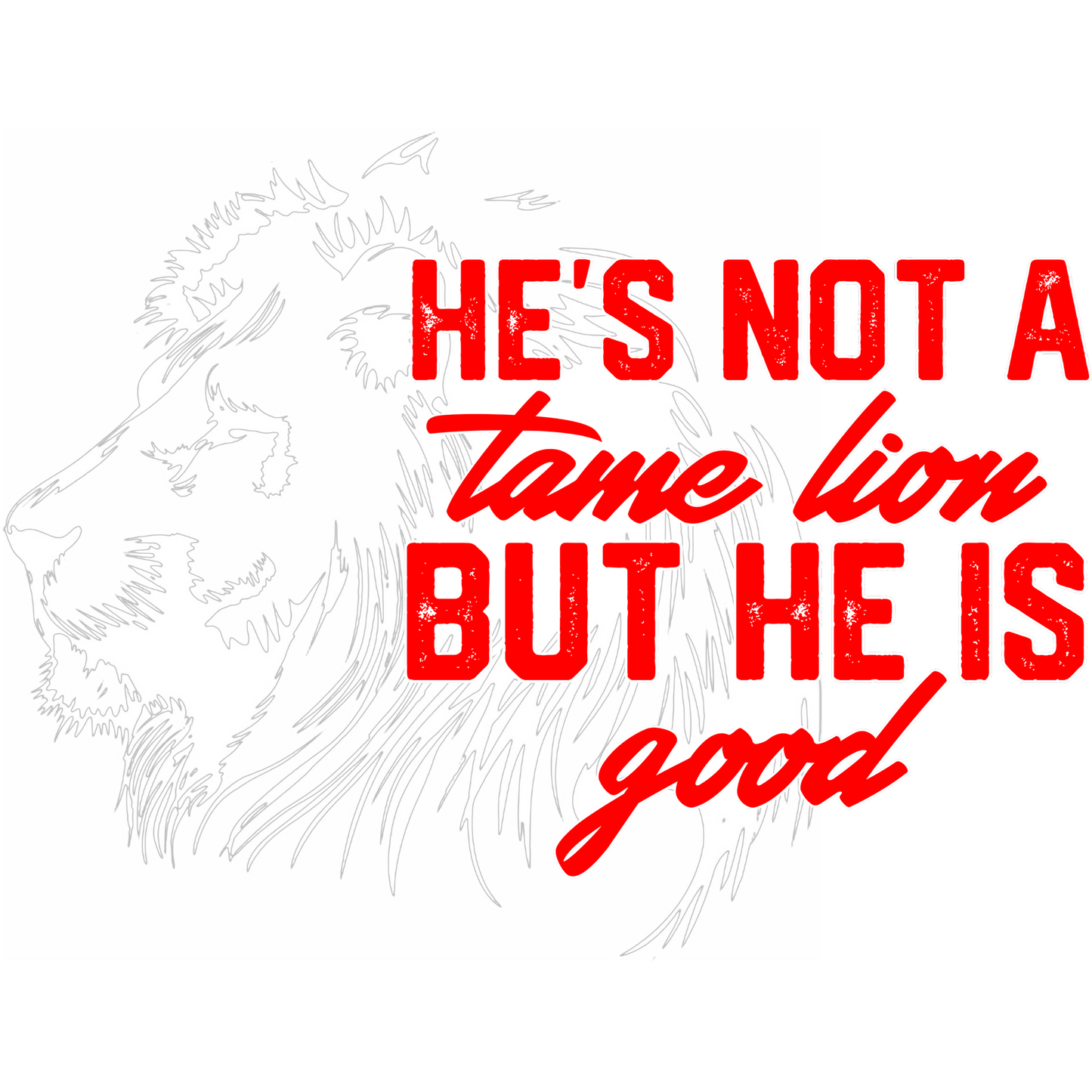 He's Not a Tame Lion But He Is Good Product