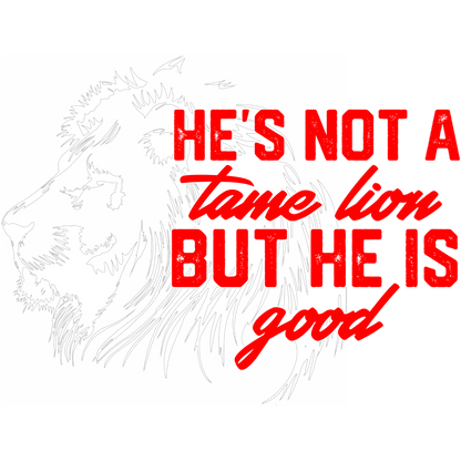 He's Not a Tame Lion But He Is Good Product
