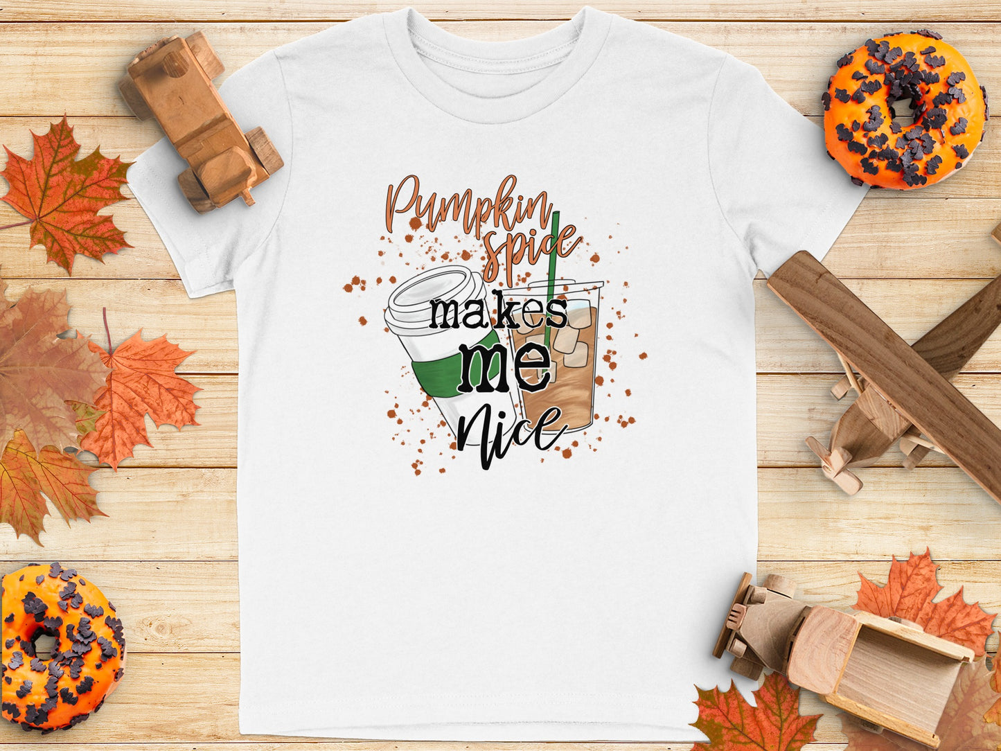 Pumpkin Spice Makes Me Nice Graphic Tee