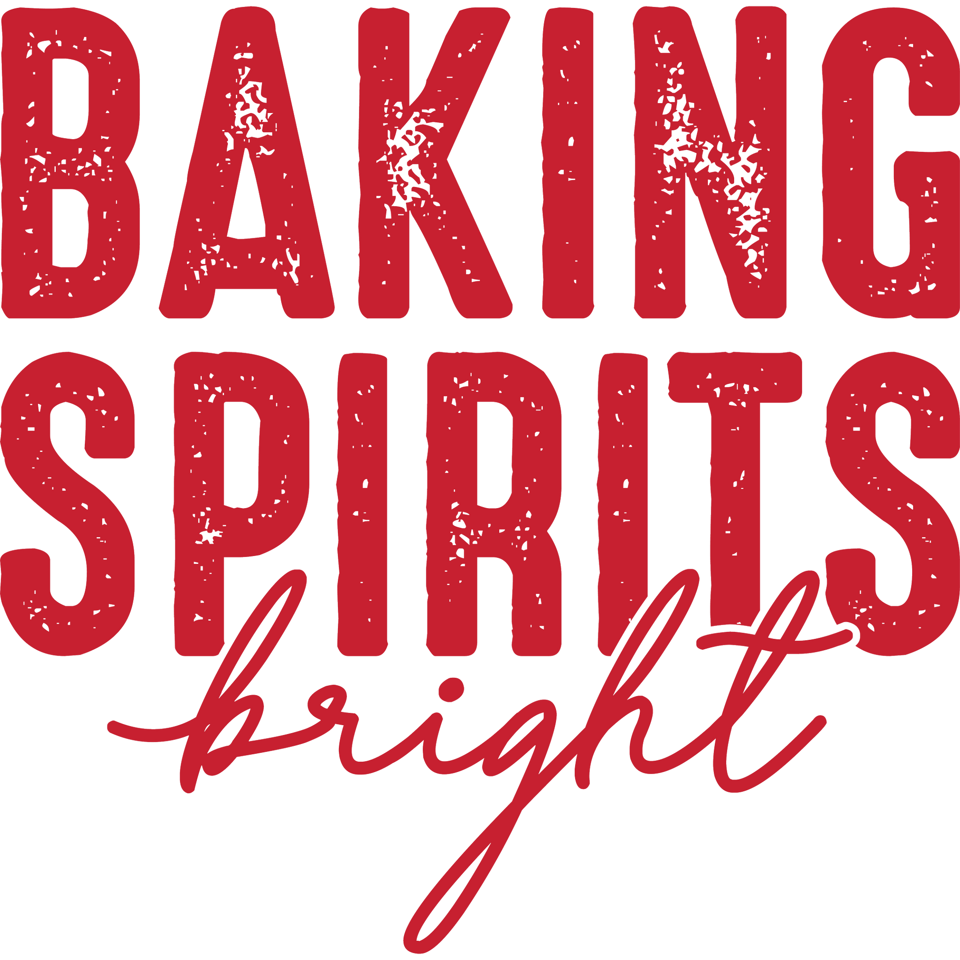Baking Spirits Bright Festive Kitchen Wall Art