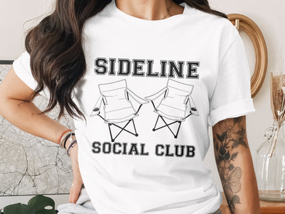 Sideline Social Club Graphic Tee for Casual Outings