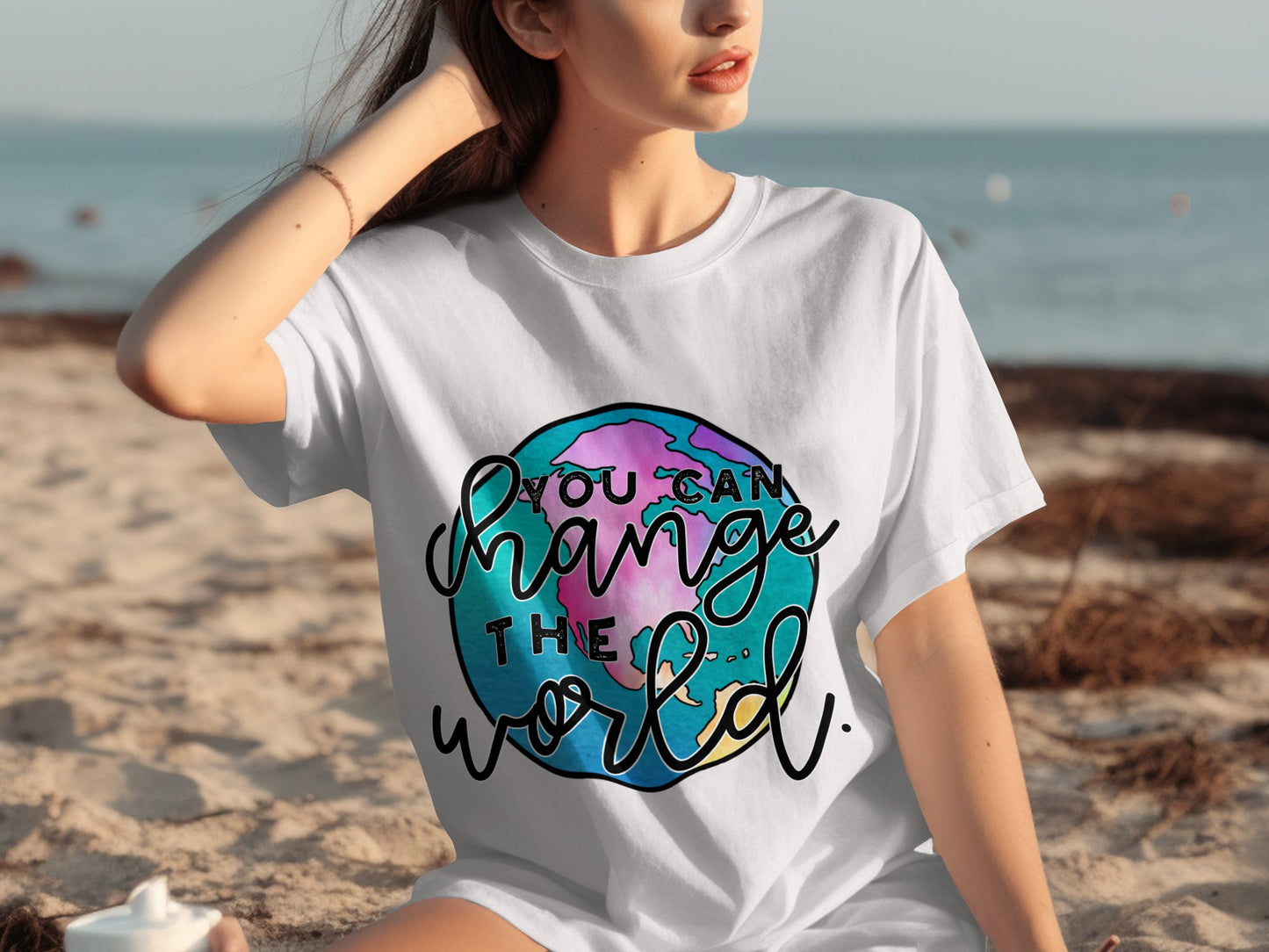 You Can Change The World Motivational Shirt