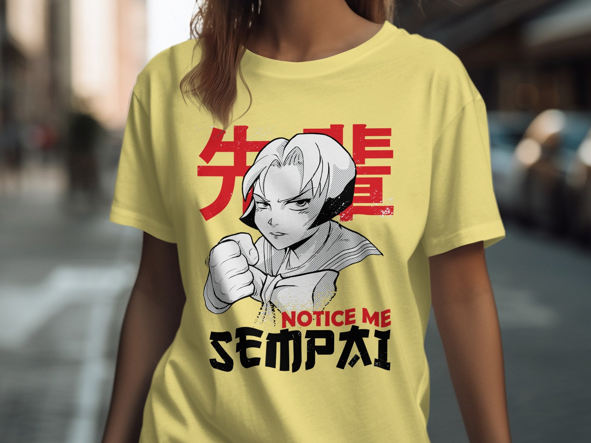 Notice Me Sempai Anime Character Shirt