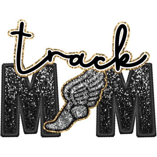 Sparkling MM Track Patch with Wing Design Product