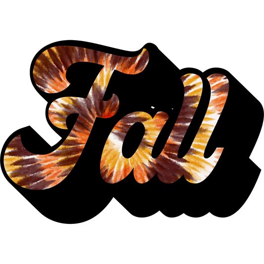Vibrant Fall Themed Decorative Sticker