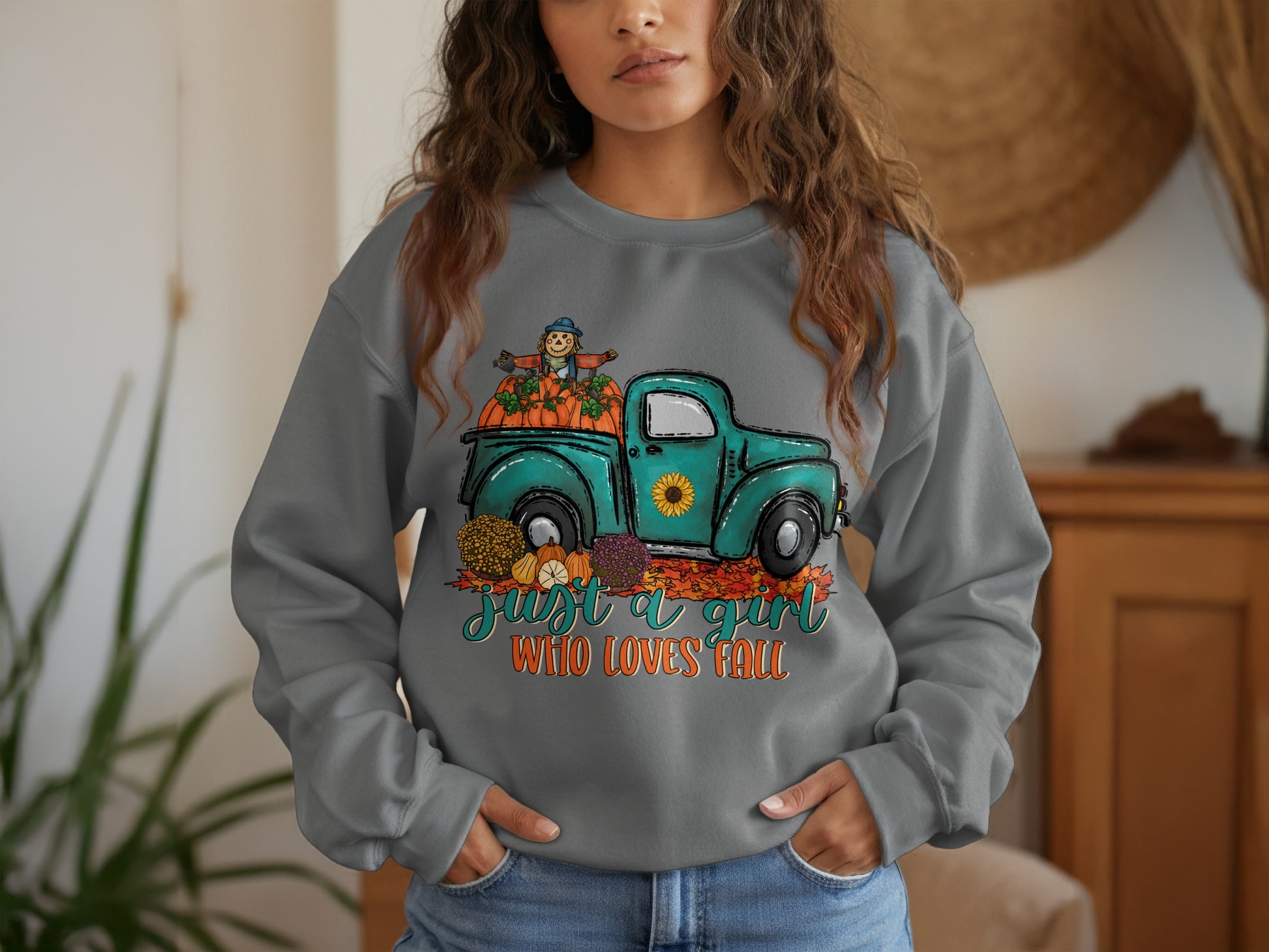 Just a Girl Who Loves Fall Sweatshirt