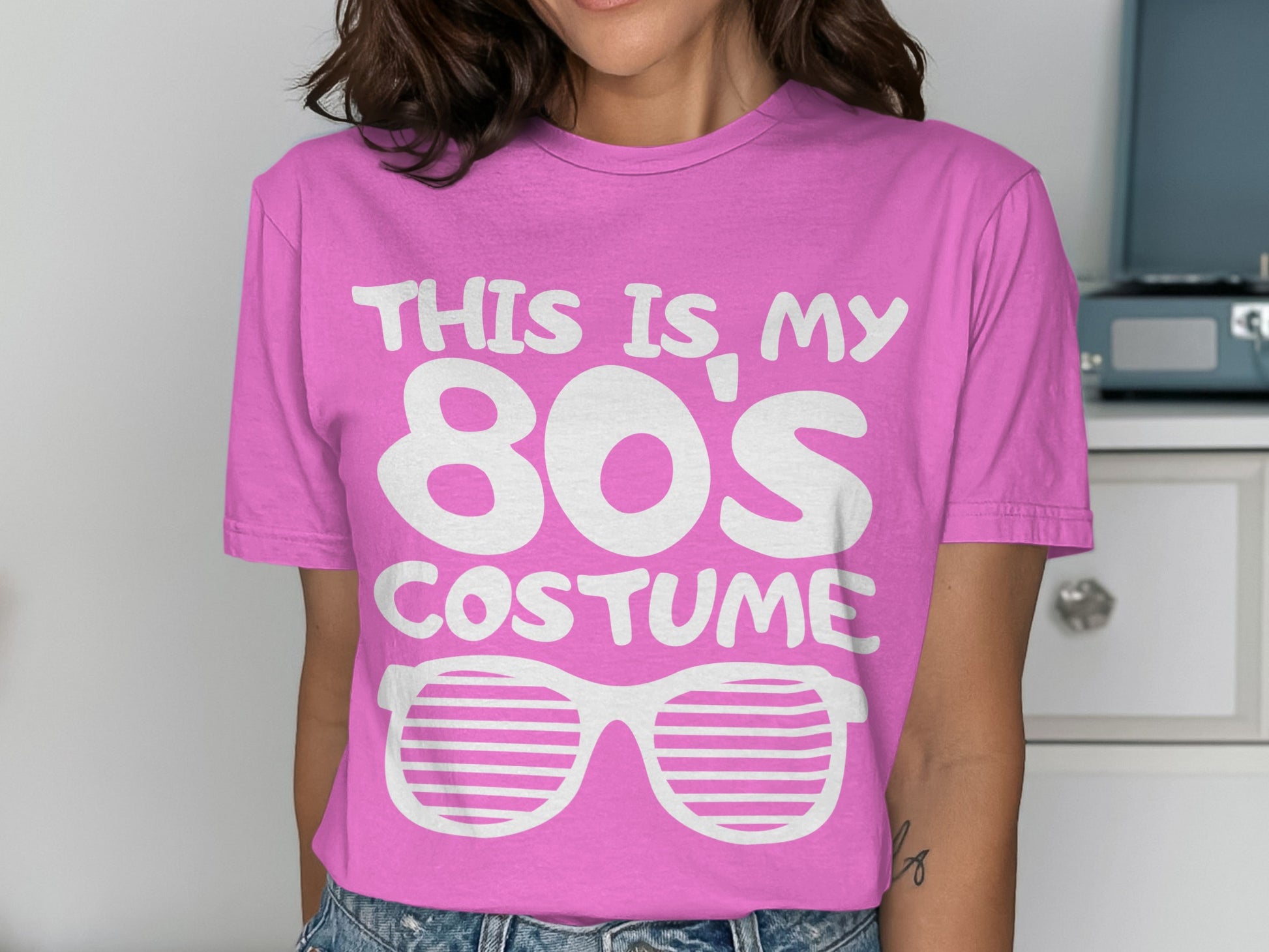 This Is My 80's Costume Fun Retro Graphic T-Shirt