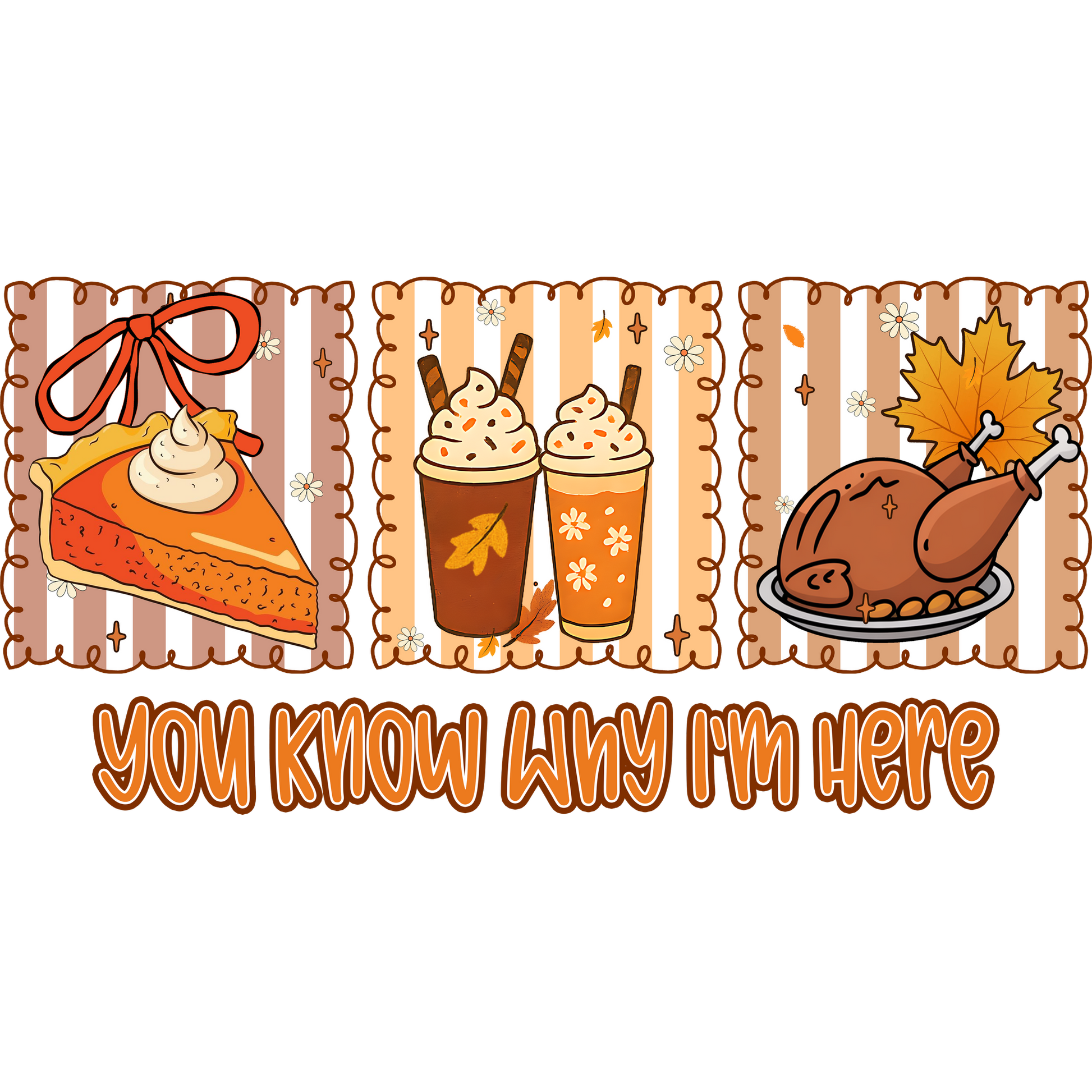 You Know Why I'm Here Autumn Holiday Shirt