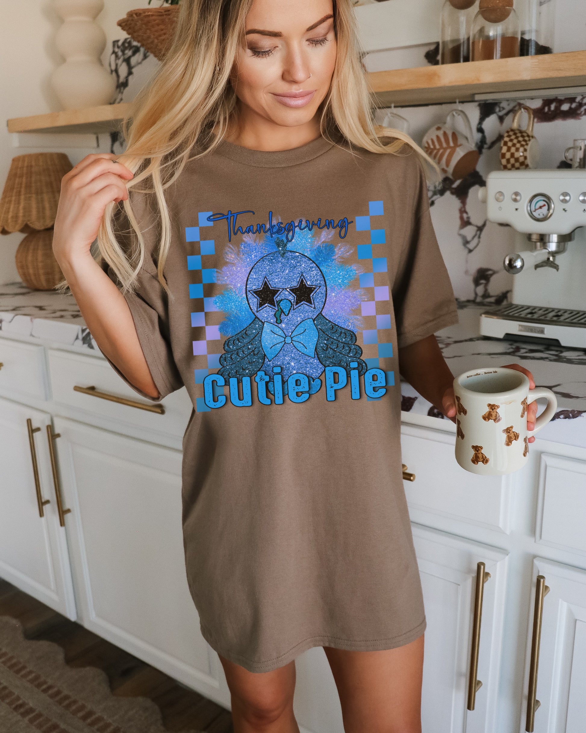 Thanksgiving Cutie Pie Skull T-shirt