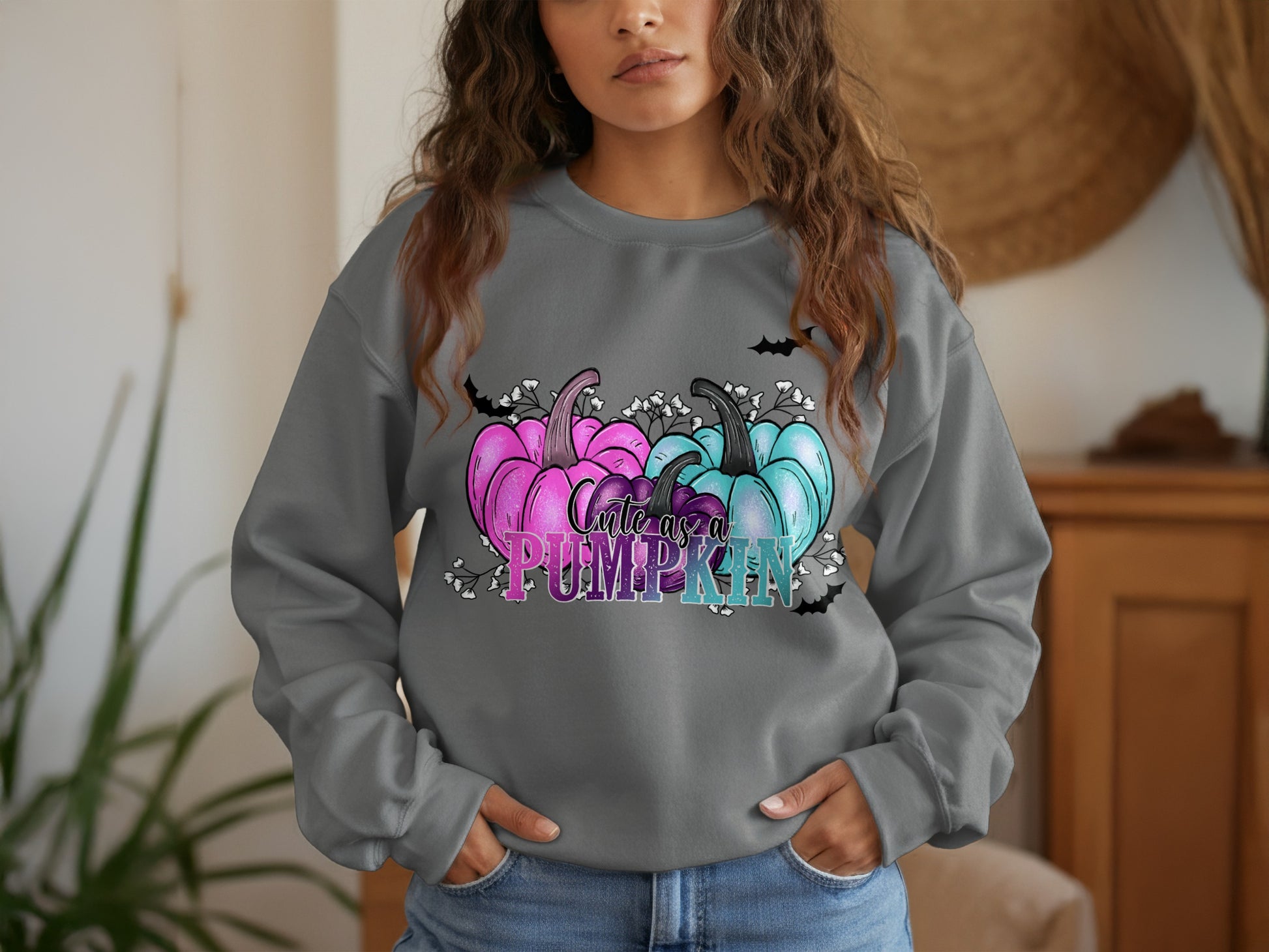 Cute I Am a Pumpkin Halloween Sweatshirt product type