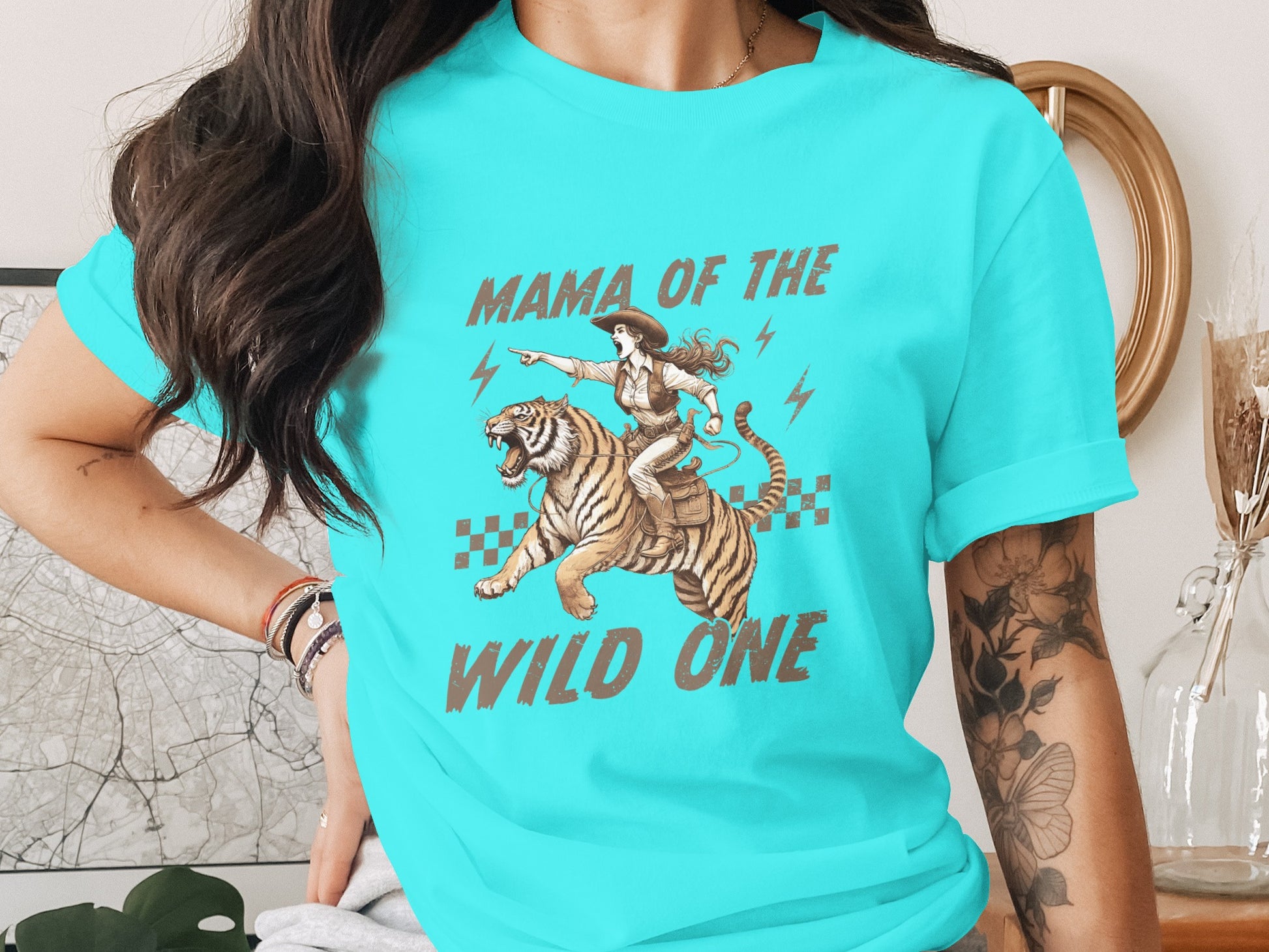 Mama of the Wild One Graphic T-Shirt