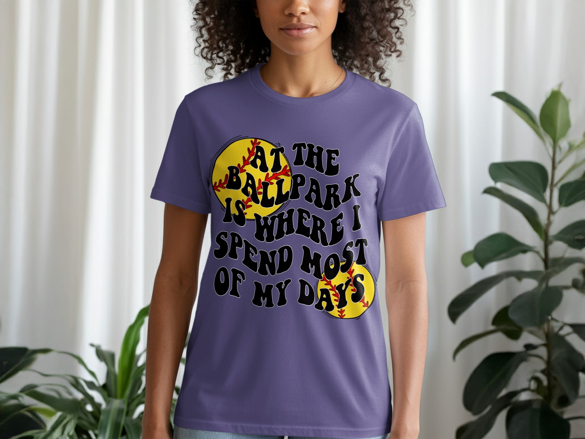 At the Ballpark is Where I Spend Most of My Days shirt