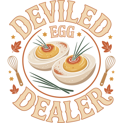 Deviled Egg Dealer Chef Humor Graphic Artwork product