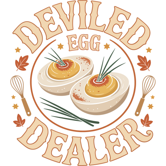 Deviled Egg Dealer Chef Humor Graphic Artwork product